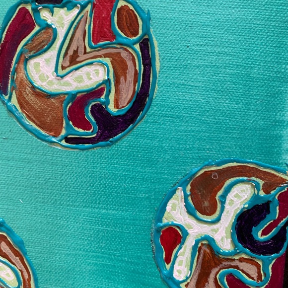 Set of 4 one of a kind original abstract paintings - Picture 7 of 12